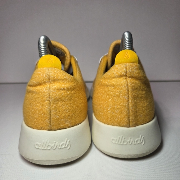 Allbirds Women's Wool Runner Tennis Shoe Sneakers Size 8 Gold Yellow - Picture 4 of 10